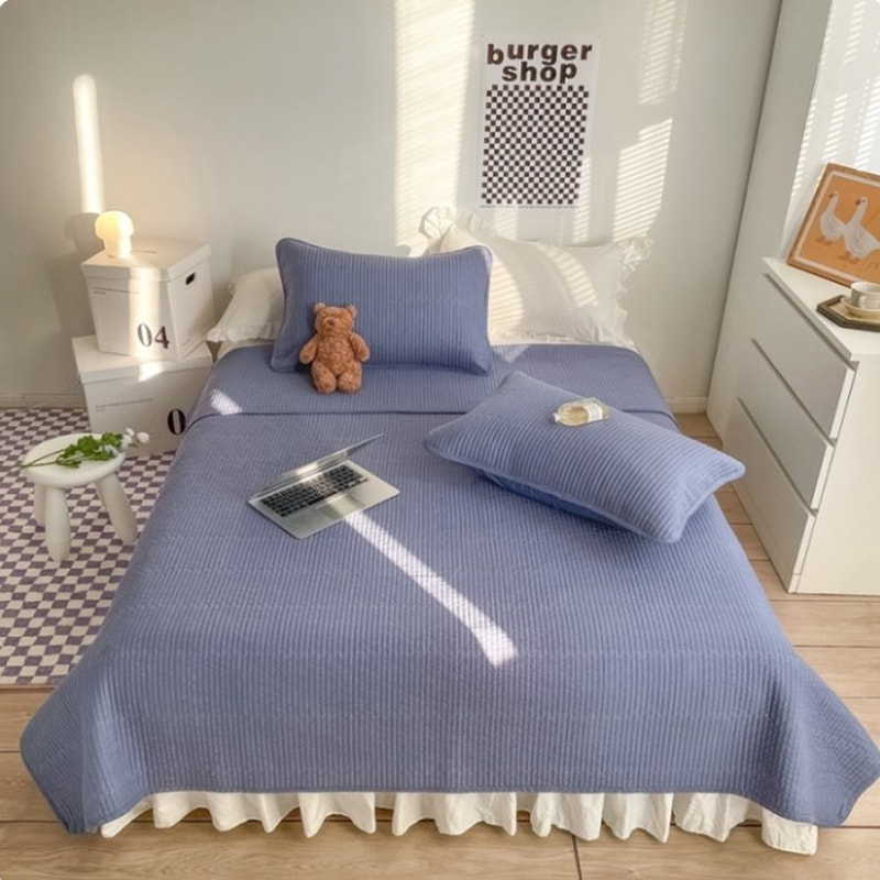 Bộ nắp giường rắn ren quilted