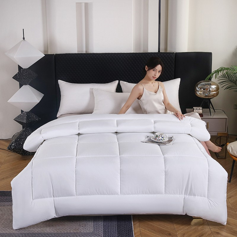 Bộ chăn bông khách sạn rắn