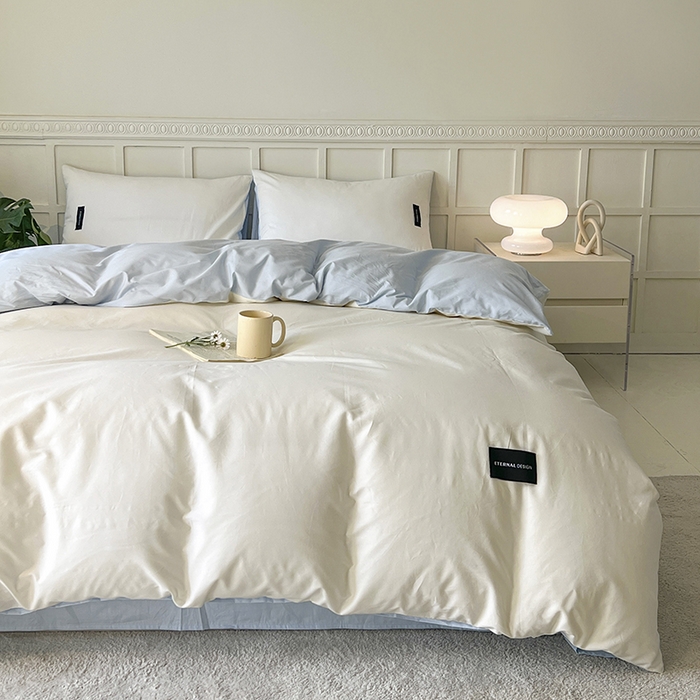 Tấm giường polyester đặt mềm tối giản hiện đại