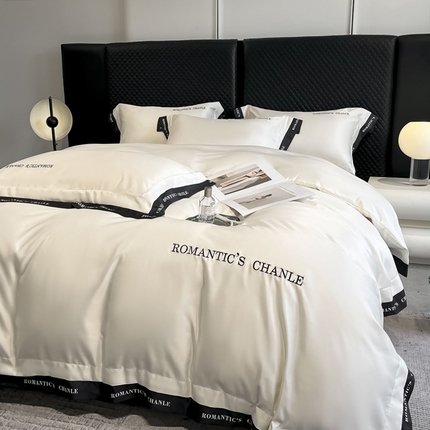Tencel Bed Sed Set Minimalist Softable