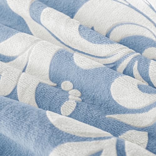 Chăn bông mùa đông bằng nỉ in hình Burnout, Chăn bông sang trọng kiểu Bohemian với lớp nền bằng sợi nhỏ siêu mềm, Bộ đồ giường ấm áp cho cả mùa
